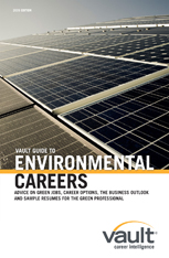 Vault Guide to Environmental Careers